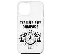 The Bible is My Compass - Joshua 1:8 Christian Faith Camping Coque pour iPhone 12 Pro Max