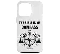The Bible is My Compass - Joshua 1:8 Christian Faith Camping Coque pour iPhone 13 Pro