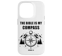The Bible is My Compass - Joshua 1:8 Christian Faith Camping Coque pour iPhone 14 Pro