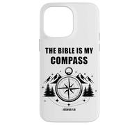 The Bible is My Compass - Joshua 1:8 Christian Faith Camping Coque pour iPhone 14 Pro Max