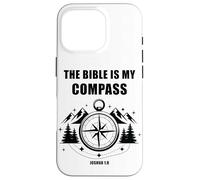 The Bible is My Compass - Joshua 1:8 Christian Faith Camping Coque pour iPhone 16 Pro