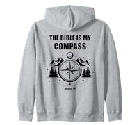 The Bible is My Compass - Joshua 1:8 Christian Faith Camping Sweat à Capuche