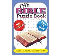 The Bible Puzzle Book: 50+ Faith-Based Puzzles Featuring Scriptures, Stories, and People of the Bible