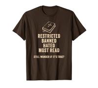 The Bible: Restricted, Banned, Hated, Most Read T-Shirt
