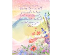 The Bible Verse Collection - Matthew 11:28 (WEB) - Lined Notebook Ruled Notebook Journal Diaries - Christian Gift for Men Women Teen Children - 6x9'' 120 pages.