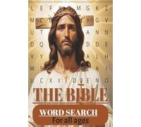 The Bible Word Search Book: 55 word searches about The Bible, people, places and more. Travel size 6x9 in easy to read print, for all ages, great as a gift or to spend free time