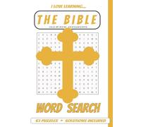 The Bible Word Search Puzzle Book: Easy to Read Print | 6x9 inches | 61 puzzles | Solutions included | New and Old Testaments