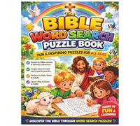 The Bible Word Search Puzzle Book: Large Print Bible Word Search Puzzles with Easy to Read Words about Jesus, Faith, Prayer, Scripture and Bible ... for Christians, Adults, Seniors and Teens