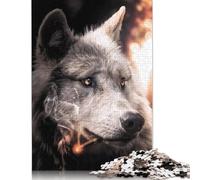 The Big Bad Wolf Puzzle 1000 Pièces Educa Jouet en Bois Divertissement Créatif Décoration Intérieure Jeu Éducatif Challenge Toy Adultes Et Enfants À Partir De 14 Ans 1000pcs (38x26cm)