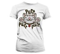 The Big Bang - T-Shirt Girl Soft Kitty Purr-Purr-Purr - White (S)