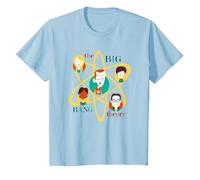 The Big Bang Theory Atomic Friends T-Shirt, Enfant, Bleu Céleste, 4 Ans