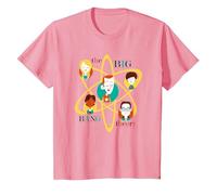 The Big Bang Theory Atomic Friends T-Shirt, Enfant, Rose, 6 Ans