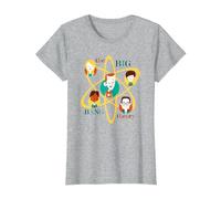 The Big Bang Theory Atomic Friends T-Shirt, Femme, Gris Chiné, L
