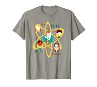 The Big Bang Theory Atomic Friends T-Shirt, Homme, Ardoise, L