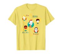 The Big Bang Theory Atomic Friends T-Shirt, Homme, Citron, M