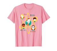 The Big Bang Theory Atomic Friends T-Shirt, Homme, Rose, XXL