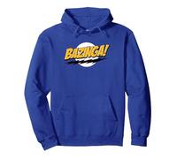 The Big Bang Theory Bazinga Sweat à Capuche, Unisexe pour Adultes, Bleu Royal, XL