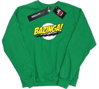 The Big Bang Theory - "Bazinga" Sweat-shirt pour femme BI7854 (XXL) (Vert irlandais)