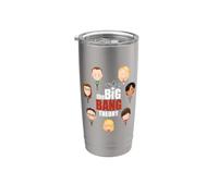 The Big Bang Theory Emojis Gobelet isotherme en acier inoxydable double paroi