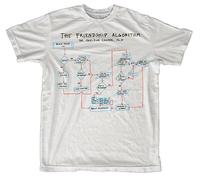 The Big Bang Theory Officiellement sous Licence The Friendship Algorithm T-Shirt pour Hommes