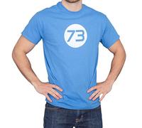 The Big Bang Theory Sheldon 73 T-shirt Erwachsene Bleu clair - Bleu - Medium