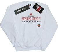 The Big Bang Theory - Sweat-shirt garçon "Spoiler Alert" BI7287 (116) (Blanc)