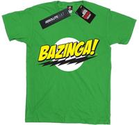 The Big Bang Theory - T-shirt garçon "Bazinga" BI1581 (140-146) (Vert irlandais)