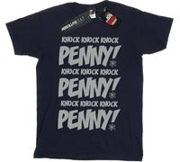 The Big Bang Theory - T-shirt garçon "Knock Knock Penny" BI1579 (116) (Bleu marine)