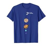 The Big Bang Theory You are Here T-Shirt, Homme, Bleu Royal, S