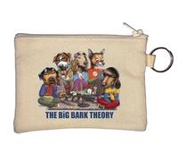 The Big Bark Theory Porte-monnaie avec parodie de chien Beige