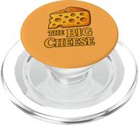 The Big Cheese Fun Bossy Humor Cheese Amateur de fromages PopSockets PopGrip pour MagSafe