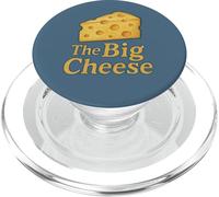 The Big Cheese Fun Bossy Humor Cheese Amateur de fromages PopSockets PopGrip pour MagSafe