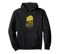 The Big Cheese Fun Bossy Humor Cheese Amateur de fromages Sweat à Capuche