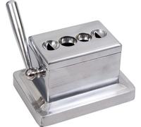 The Big Easy Tobacco Accessories Quad Cutter 9305 Chromé
