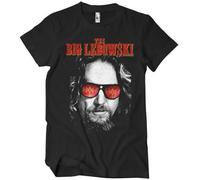 The Big Lebowski Officiellement sous Licence Dude in Shades T-Shirt pour Hommes (Noir), Medium