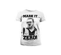 The Big Lebowski T Shirt Mark It Zero nouveau officiel Femme Skinny Fit Blanc