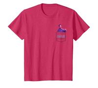 The Big Lebowski The Jesus Pocket Hit T-Shirt, Enfant, Rouge Chiné, 2 Ans