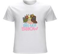 The Big LEZ Show Mens T-Shirt Printed Graphic Top Unisex Tee White S
