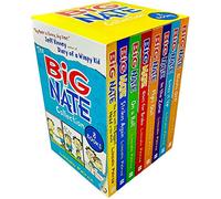 The Big Nate Collection Series 8 Books Box Set by Lincoln Peirce (Boy with the Biggest Head in the World, Strikes Again, On a Roll, Goes for Broke, Flips Out, In the Zone, Lives it Up & Blasts Off)