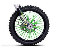 The Big Shop Couvre Rayon Bleu 72 pièces 24 cm Moto Cross Dirt Bike Vélo VTT