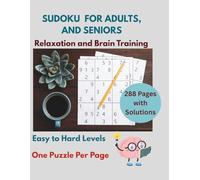 The Big Sudoku Book for Adults & Seniors: Large Print Puzzles for Relaxation, Focus & Brain Training