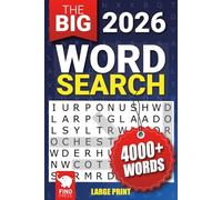 The Big Word Search Book for Adults: 4,000+ Words in Easy-to-Read Large Print