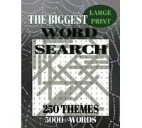 The Biggest Book of Word Search for Adults: 250 Themes: Puzzles to help to keep your brain sharp and expands your vocabulary, Large Print
