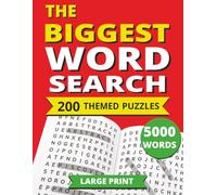 The Biggest Word Search Book: 200 Relaxing Extra-Large Print Puzzles • 5,000 Words for Memory, Focus & Fun | 1 Puzzle Per Page