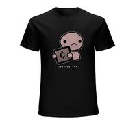 The Binding of Isaac Judging You Dark Backg Streetwear Funny T-Shirt Mens Unisex Black Tees L