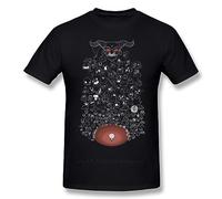 The Binding of Isaac T Shirt Man Short Sleeves Tee Shirt Funny Fashion Cotton Print Tshirt Black XL