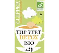 Thé bio vert detox CLIPPER - La boite de 20 sachets - 40g Lot De 4 - Par Lot