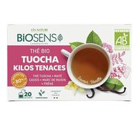 Thé Biosens Tuocha Kilos Tenaces Bio - 20 sachets de 30g - Brûleur de Graisses Naturel - Boost Minceur Certifié - Epicerie Diététique & Nutrition - Le Lot De 3