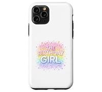 The Birthday Girl | Rétro Groovy Rainbow Sparkle Stars Coque pour iPhone 11 Pro