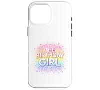 The Birthday Girl | Rétro Groovy Rainbow Sparkle Stars Coque pour iPhone 16 Pro Max